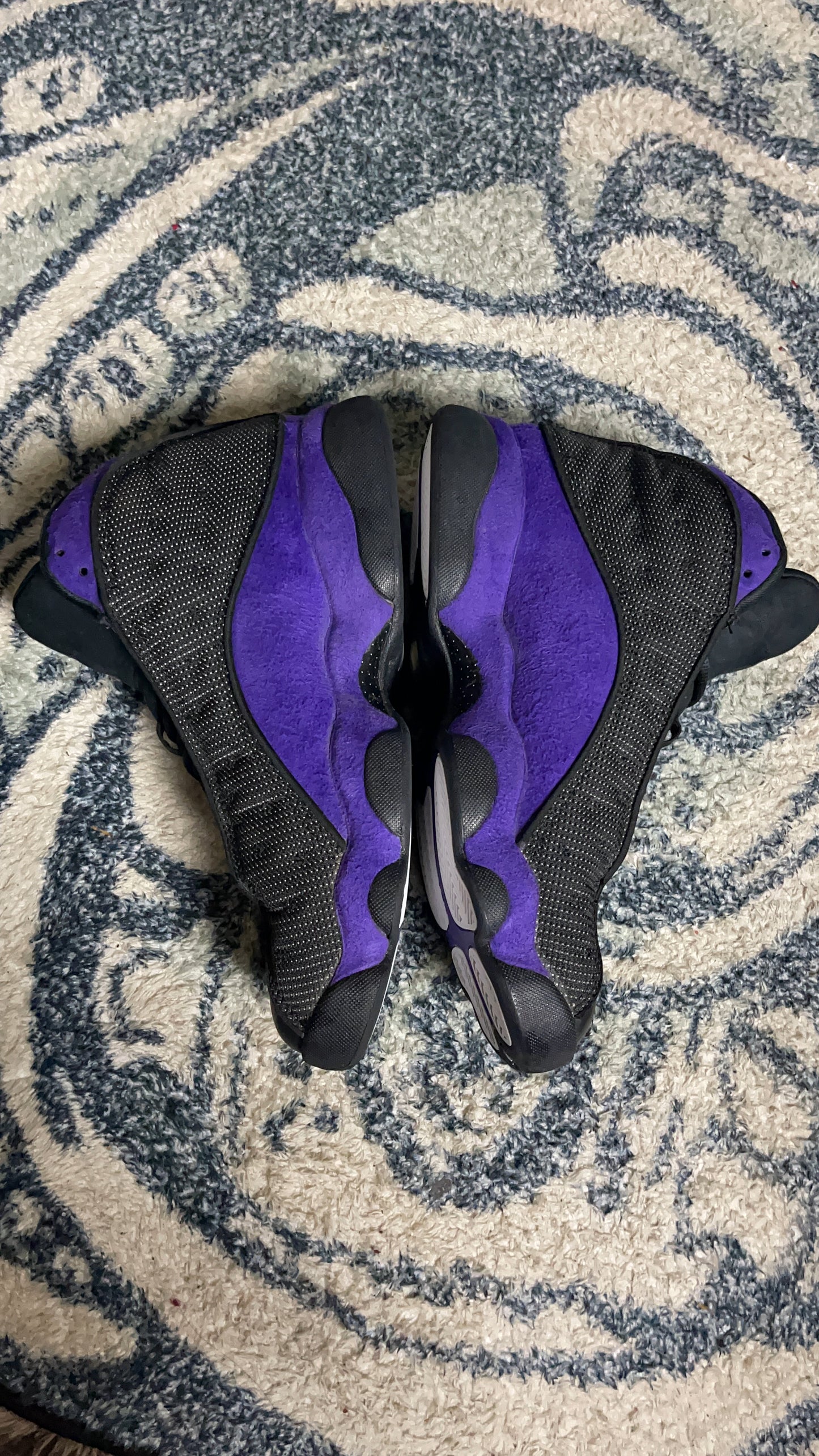 jordan 13 court purple size 9