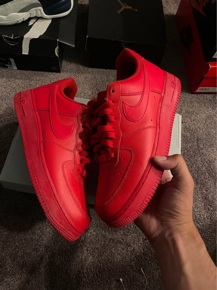 Nike Air Force 1 Red – photo 1