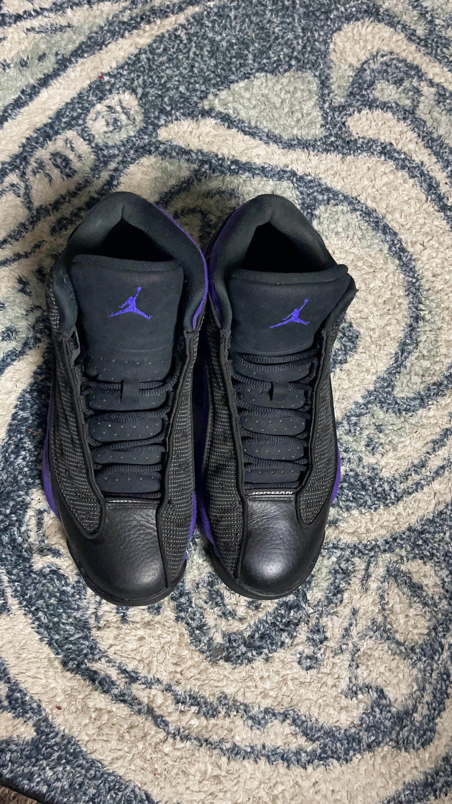 jordan 13 court purple size 9